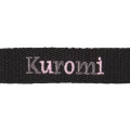 Japan Sanrio Original Logo Embroidered Tag Key Holder - Kuromi / Character Award 2024 - 3