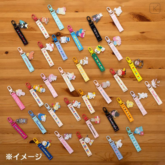Japan Sanrio Original Logo Embroidered Tag Key Holder - Tuxedosam : Character Award 2024 - 4