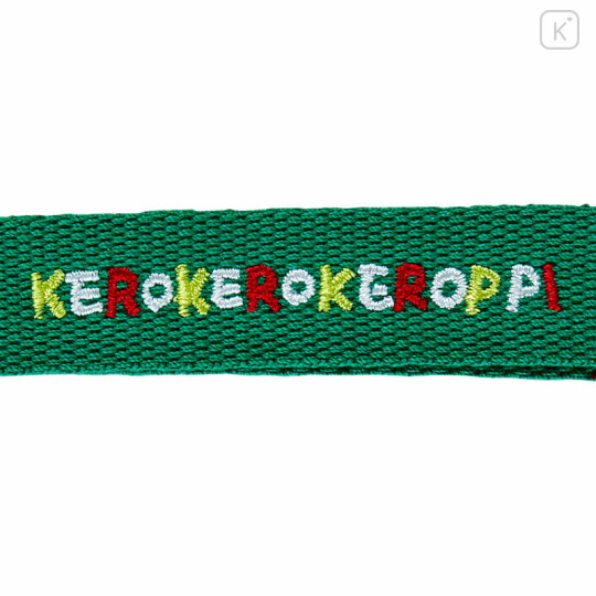 Japan Sanrio Original Logo Embroidered Tag Key Holder - Keroppi : Character Award 2024 - 3