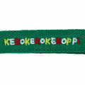 Japan Sanrio Original Logo Embroidered Tag Key Holder - Keroppi : Character Award 2024 - 3