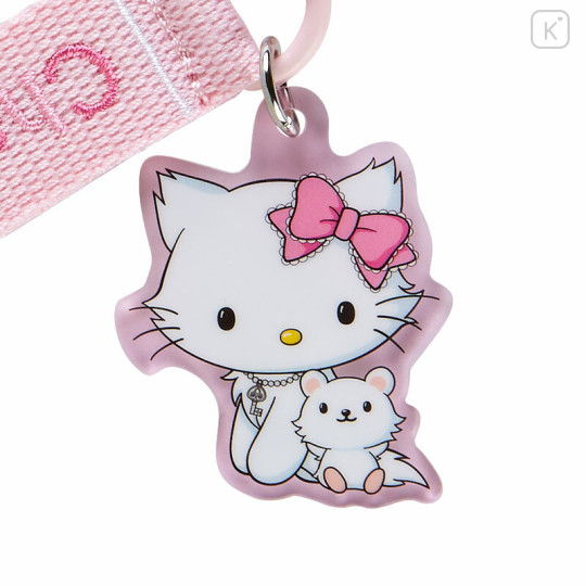 Japan Sanrio Original Logo Embroidered Tag Key Holder - Charmmy Kitty : Character Award 2024 - 2