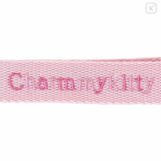 Japan Sanrio Original Logo Embroidered Tag Key Holder - Charmmy Kitty : Character Award 2024 - 3