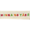 Japan Sanrio Original Logo Embroidered Tag Key Holder - Minna No Tabo / Character Award 2024 - 3