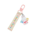 Japan Sanrio Original Logo Embroidered Tag Key Holder - Cheery Chums : Character Award 2024 - 1