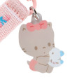 Japan Sanrio Original Logo Embroidered Tag Key Holder - Nya Ni Nyu Nye Nyon : Character Award 2024 - 2