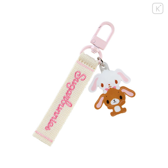 Japan Sanrio Original Logo Embroidered Tag Key Holder - Sugarbunnies : Character Award 2024 - 1