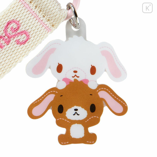 Japan Sanrio Original Logo Embroidered Tag Key Holder - Sugarbunnies : Character Award 2024 - 2