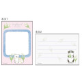 Japan Mofusand Mini Notepad - Cat / Flora - 2