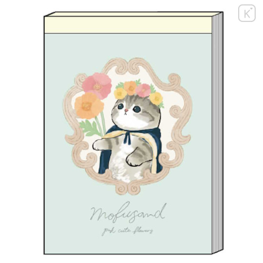 Japan Mofusand Mini Notepad - Cat / Flora Queen - 1