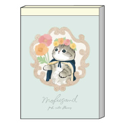 Japan Mofusand Mini Notepad - Cat / Flora Queen