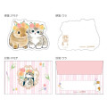 Japan Mofusand Mini Letter Set - Cat / Flora Rabbit - 2