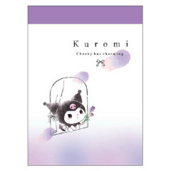 Japan Sanrio Mini Notepad - Kuromi / Dream