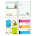 Japan Peanuts Sticky Notes with Case - Snoopy & Friends - 2