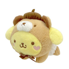 Japan Sanrio Stuffed Plush Toy (S) - Pompompurin / Baby Bear Diaper