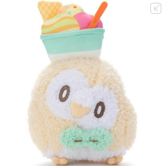 Japan Pokemon Stuffed Plush Toy - Rowlet / Poke Piece & Sweets - 1