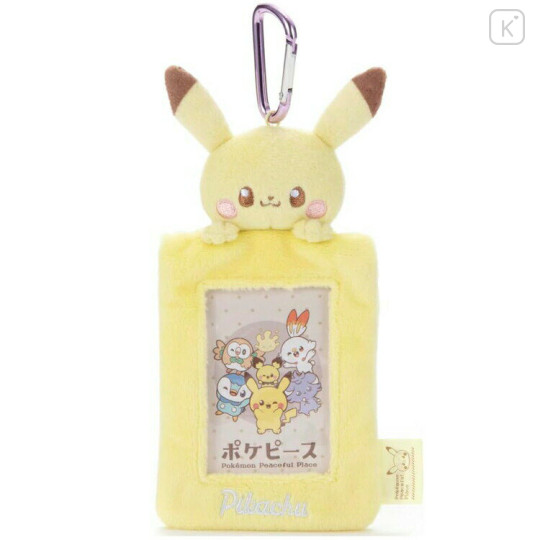 Japan Pokemon Mascot Pass Case Card Holder - Pikachi / Pokepeace - 1