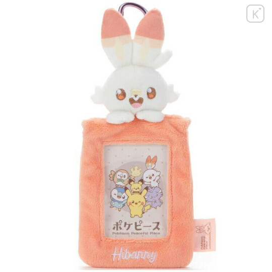 Japan Pokemon Mascot Pass Case Card Holder - Scorbunny / Pokepeace - 1