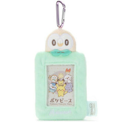 Japan Pokemon Mascot Pass Case Card Holder - Rowlet / Poke Piece