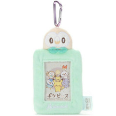 Japan Pokemon Mascot Pass Case Card Holder - Rowlet / Pokepeace