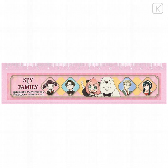 Japan Spy×Family 15cm Ruler - Characters / Pink - 1