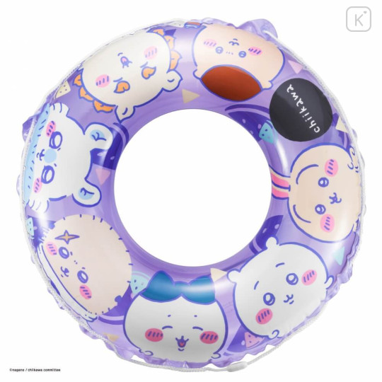 Japan Chiikawa 90cm Swim Floating Ring - Characters / Purple Summer - 1