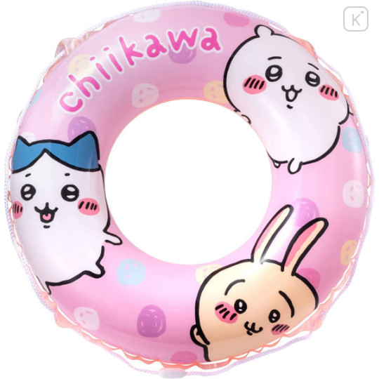 Japan Chiikawa 70cm Swim Floating Ring - Characters / Pink Summer - 1