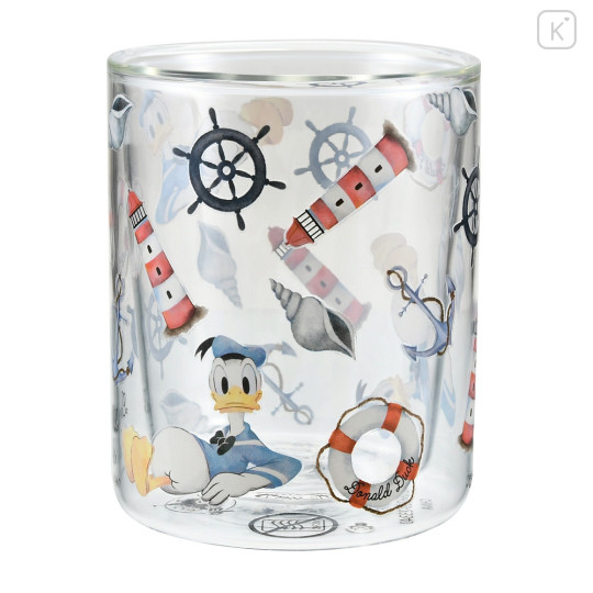 Japan Disney Store Heat Resistant Glass Tumbler - Donald Duck / Summer - 2