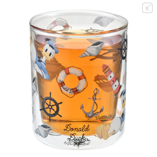 Japan Disney Store Heat Resistant Glass Tumbler - Donald Duck / Summer - 5