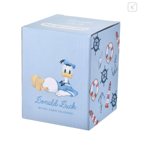 Japan Disney Store Heat Resistant Glass Tumbler - Donald Duck / Summer - 7