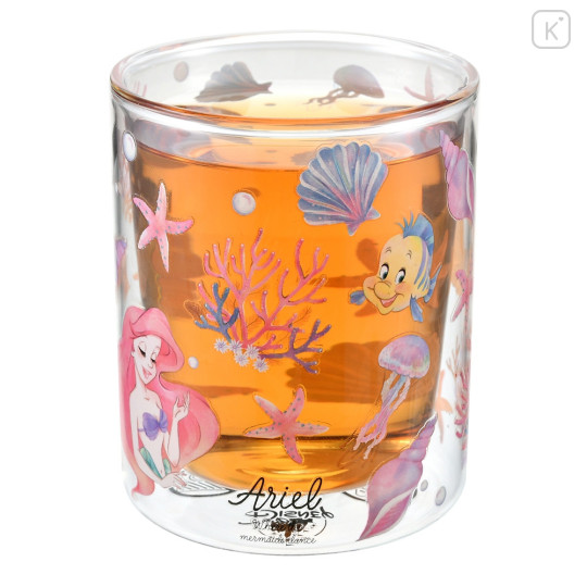 Japan Disney Store Heat Resistant Glass Tumbler - Ariel / Summer - 5