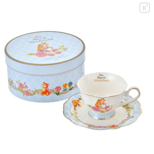 Japan Disney Store Tea Cup Set - Alice In Wonderland / Sweet Garden - 1