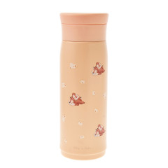Japan Disney Store Stainless Steel Water Bottle - Chip & Dale / Tulips Chill Life