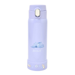 Japan Disney Store One Push Stainless Steel Water Bottle - Stitch / Chill Life