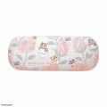 Japan Mofusand Glasses Case & Cloth - Cat / Flora Fairy Pink & Brown - 4