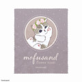 Japan Mofusand Glasses Case & Cloth - Cat / Flora Fairy Pink & Brown - 6