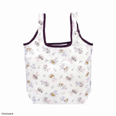 Japan Mofusand Eco Shopping Bag - Cat / Flora Fairy White & Purple