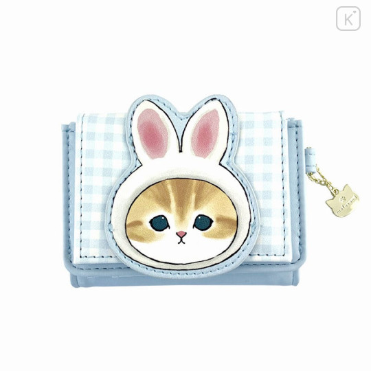 Japan Mofusand Folding Wallet - Cat / Rabbit Blue - 1