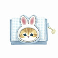Japan Mofusand Folding Wallet - Cat / Rabbit Blue - 1