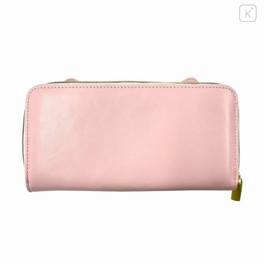 Japan Mofusand Long Wallet - Fruit Cat / Strawberry Pink - 2