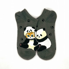 Japan Mofusand Rib Socks - Cat / Panda