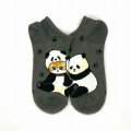Japan Mofusand Rib Socks - Cat / Panda - 1