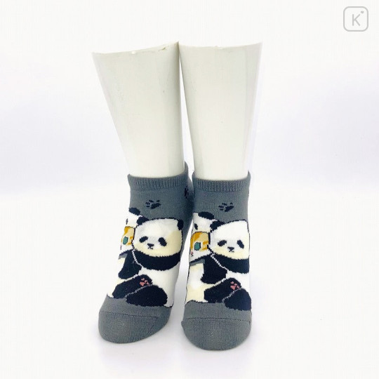 Japan Mofusand Rib Socks - Cat / Panda - 2