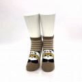 Japan Mofusand Rib Socks - Cat / Panda Brown - 2