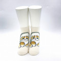 Japan Mofusand Rib Socks - Cat / Shark White - 2