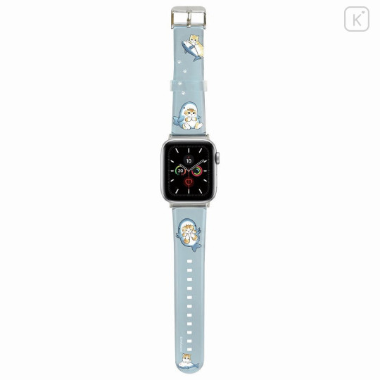 Japan Mofusand Apple Watch Silicone Band - Cat / Shark Blue (41/40/38mm) - 1