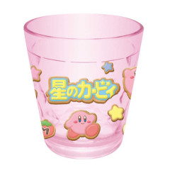 Japan Kirby Clear Tumbler - Star / Pink