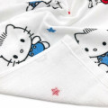 Japan Sanrio Face Towel - Hello Kitty & Daniel / White - 3
