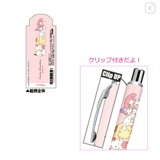 Japan Sanrio EnerGel Gel Pen - Characters / Pink Love - 2