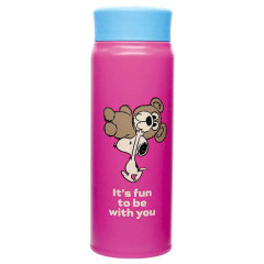 Japan Peanuts Stainless Steel Water Bottle - Snoopy / Fun With You