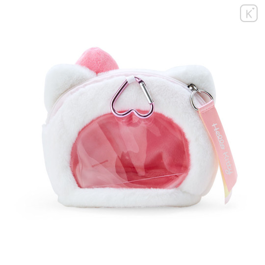 Japan Sanrio Original Face-shaped Pouch with Window - Hello Kitty / Character Award 2024 - 2